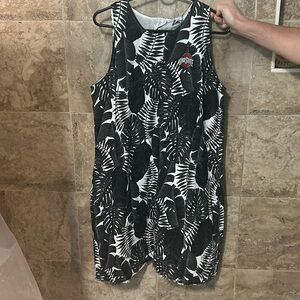 Fanatics Tommy Bahamas Ohio State Black and White Dress Size Large 12-14
